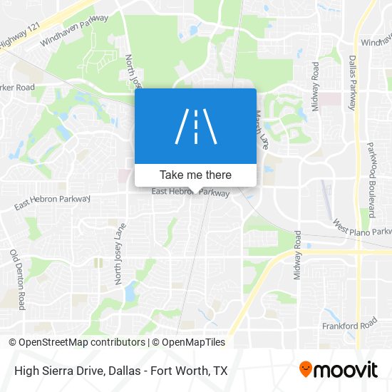 Mapa de High Sierra Drive