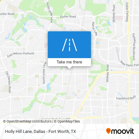 Holly Hill Lane map