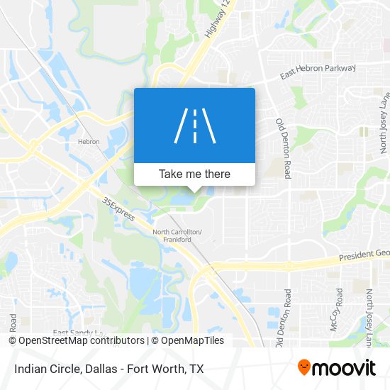 Mapa de Indian Circle