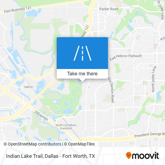 Mapa de Indian Lake Trail