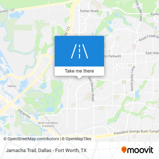 Jamacha Trail map