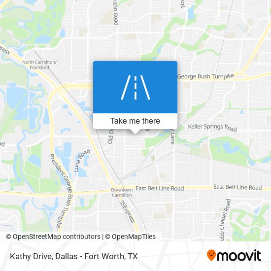 Kathy Drive map