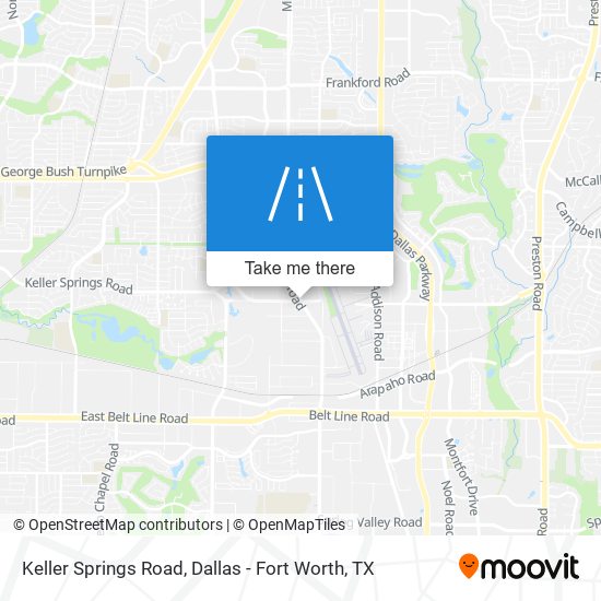 Mapa de Keller Springs Road