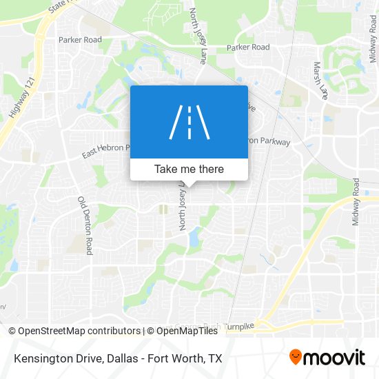 Mapa de Kensington Drive
