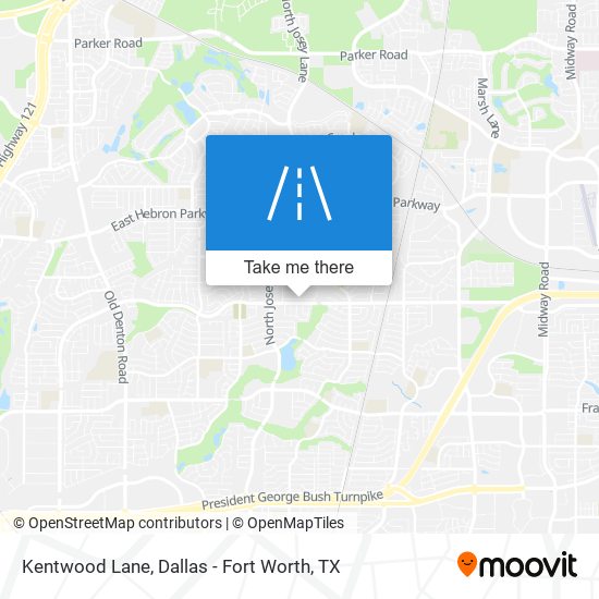 Kentwood Lane map
