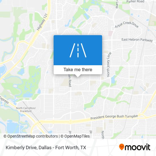 Kimberly Drive map