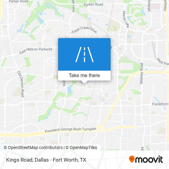 Kings Road map