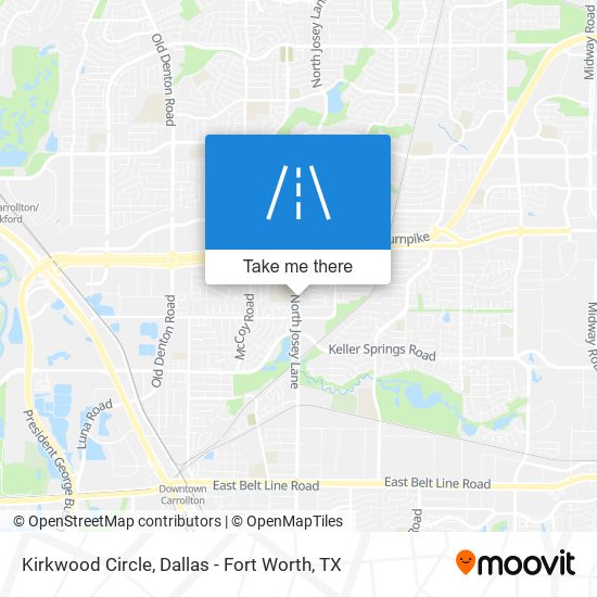 Kirkwood Circle map