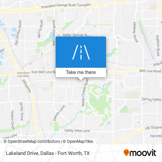 Mapa de Lakeland Drive