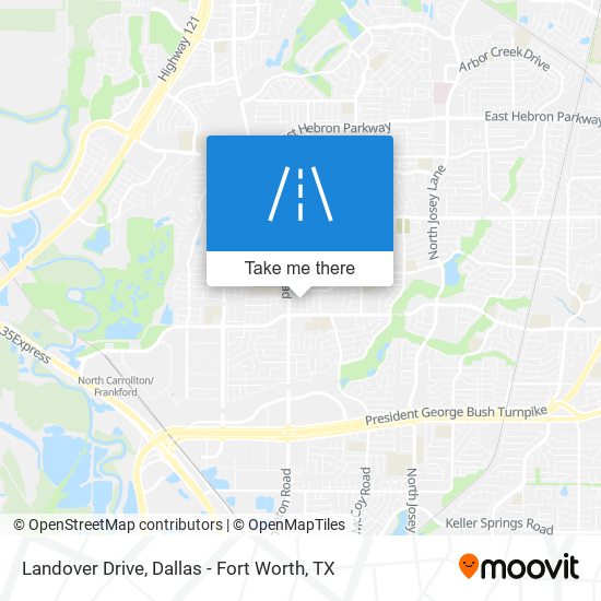 Landover Drive map