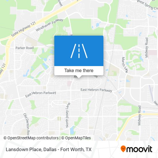 Lansdown Place map