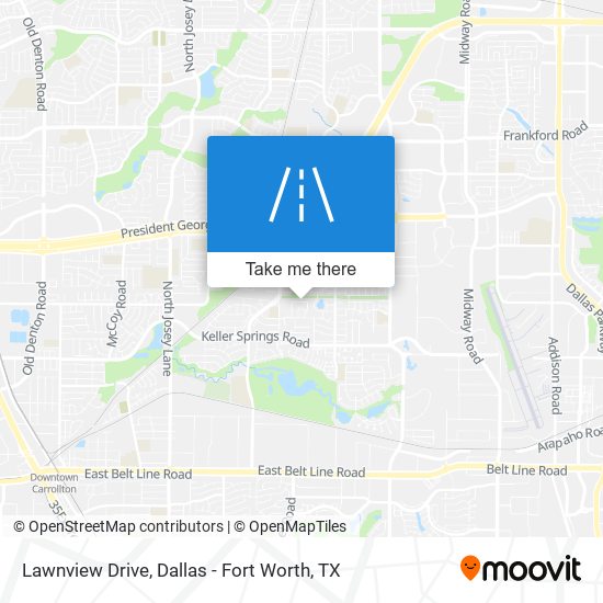 Lawnview Drive map