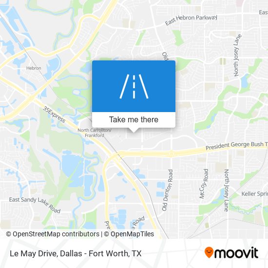 Le May Drive map
