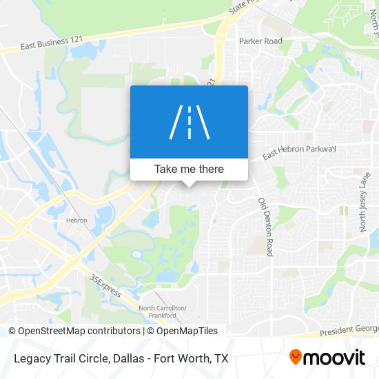 Legacy Trail Circle map