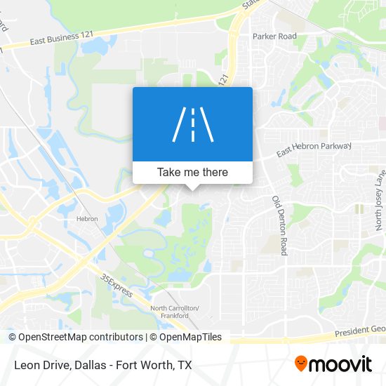 Mapa de Leon Drive