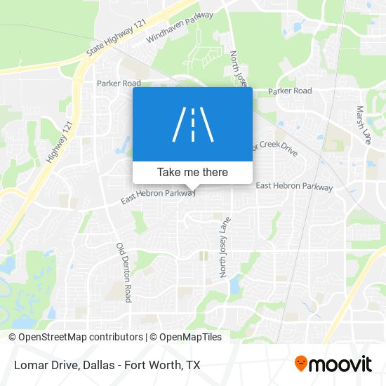 Lomar Drive map