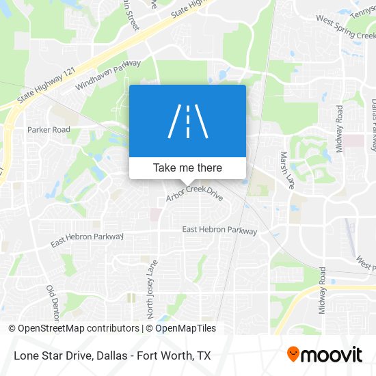 Mapa de Lone Star Drive