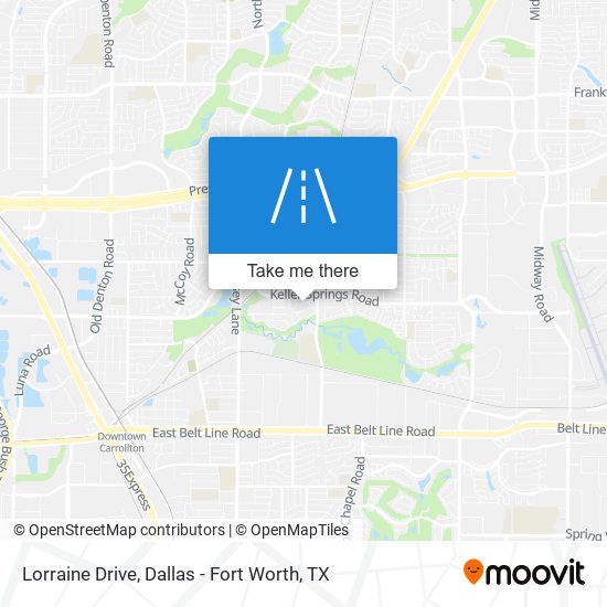 Lorraine Drive map