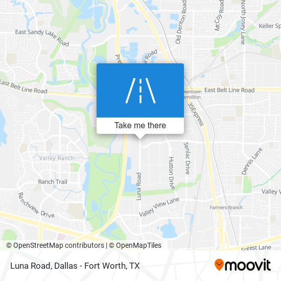Mapa de Luna Road