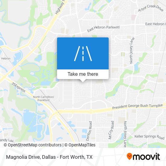 Magnolia Drive map