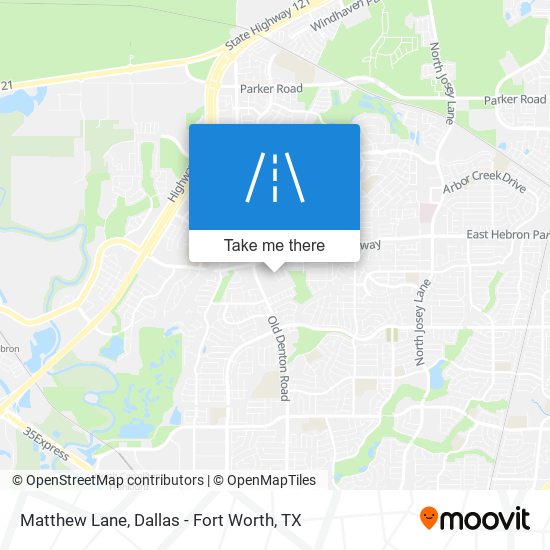 Matthew Lane map