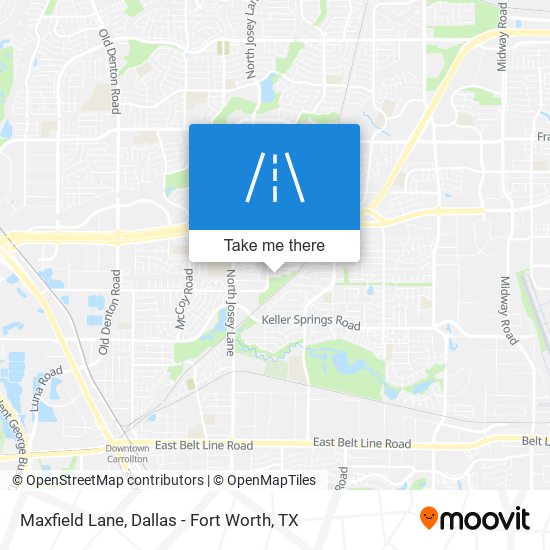 Maxfield Lane map