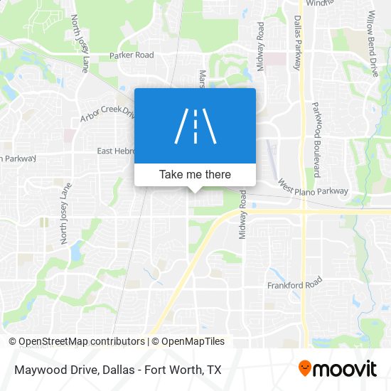 Maywood Drive map