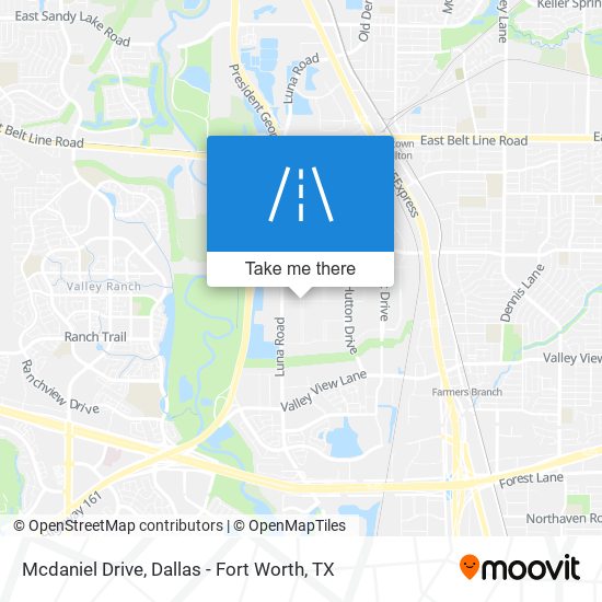 Mcdaniel Drive map