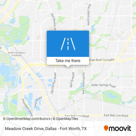 Meadow Creek Drive map