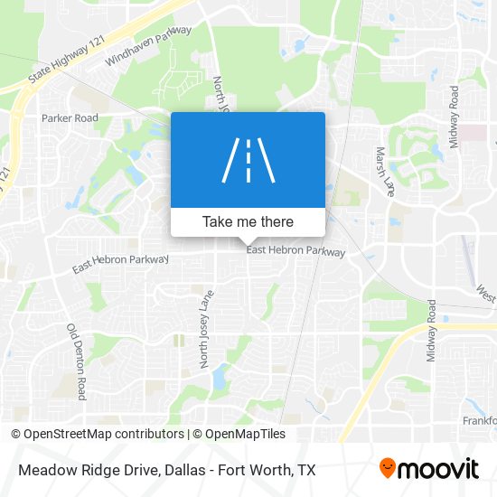 Meadow Ridge Drive map