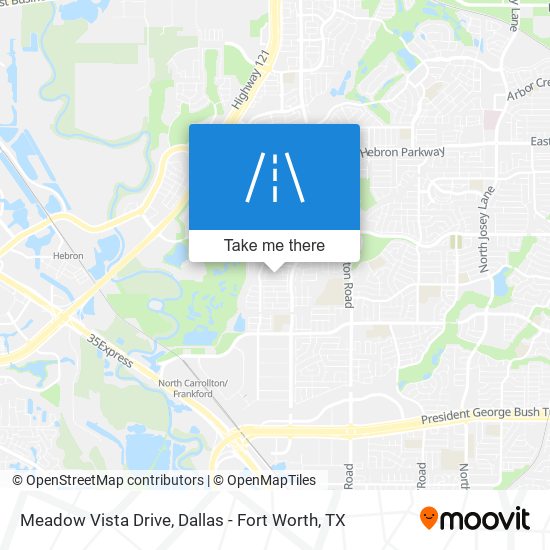 Meadow Vista Drive map
