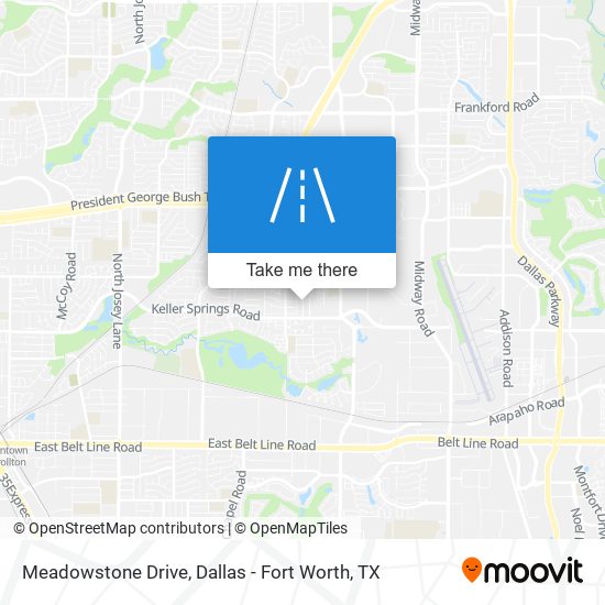 Meadowstone Drive map