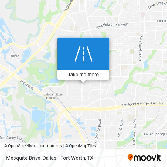 Mapa de Mesquite Drive