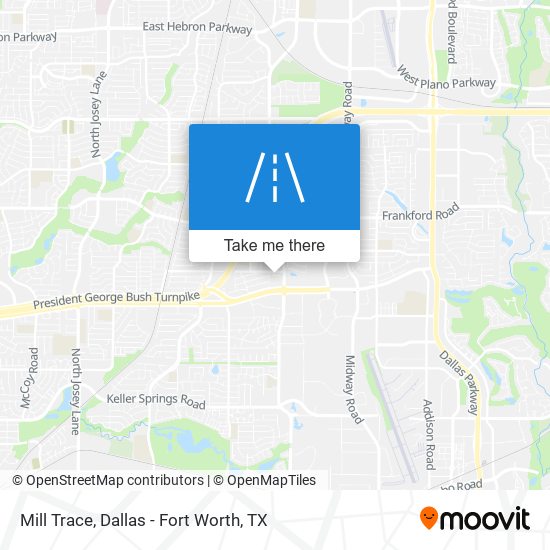 Mill Trace map