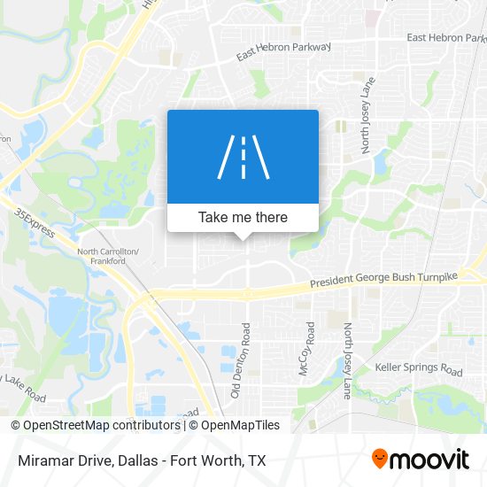 Miramar Drive map