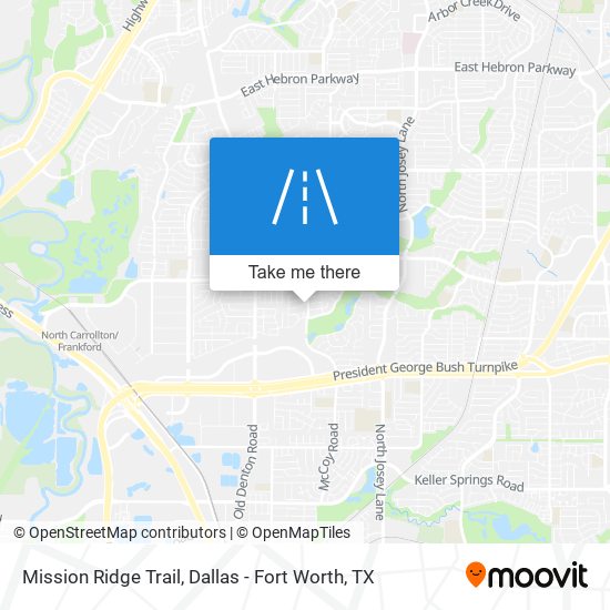 Mission Ridge Trail map