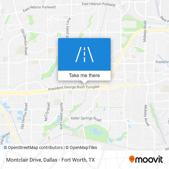 Montclair Drive map