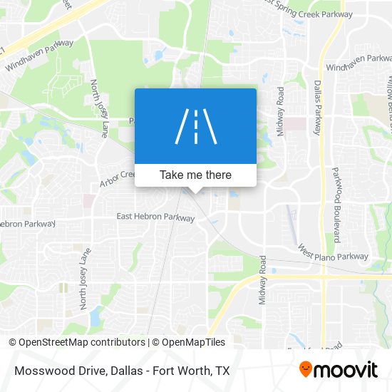 Mosswood Drive map