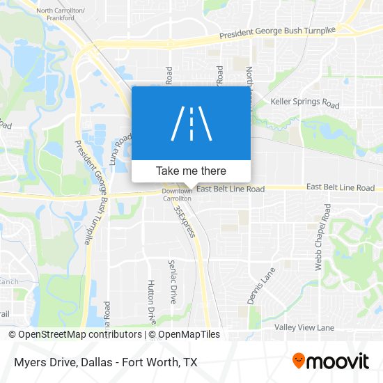 Mapa de Myers Drive