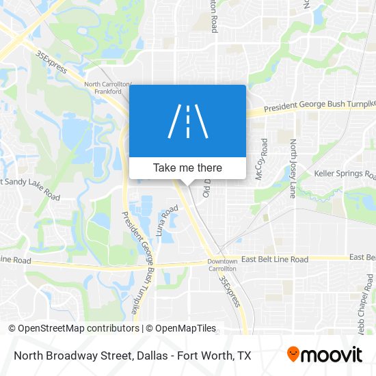 Mapa de North Broadway Street