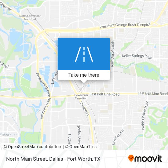 North Main Street map