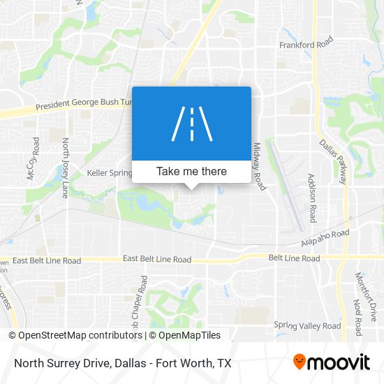 Mapa de North Surrey Drive