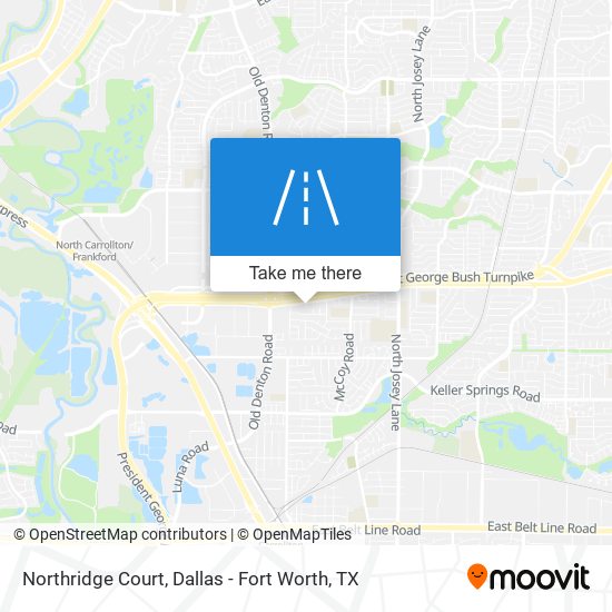 Mapa de Northridge Court