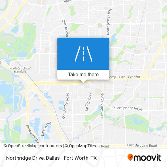 Mapa de Northridge Drive