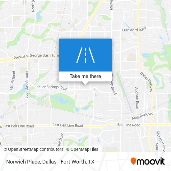 Norwich Place map