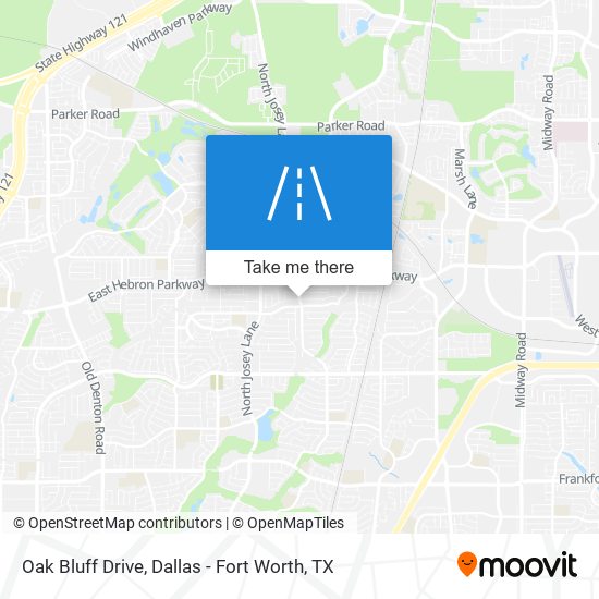 Mapa de Oak Bluff Drive