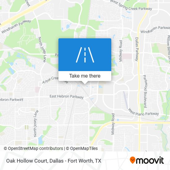 Mapa de Oak Hollow Court