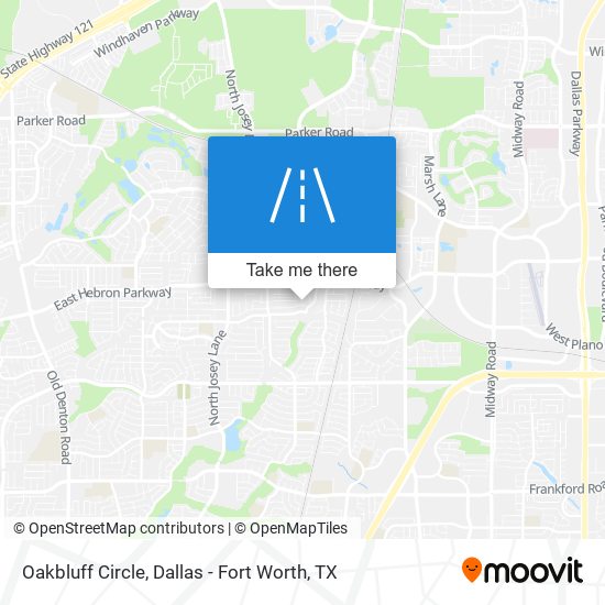 Oakbluff Circle map
