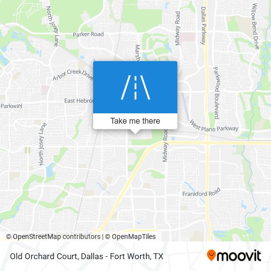 Old Orchard Court map