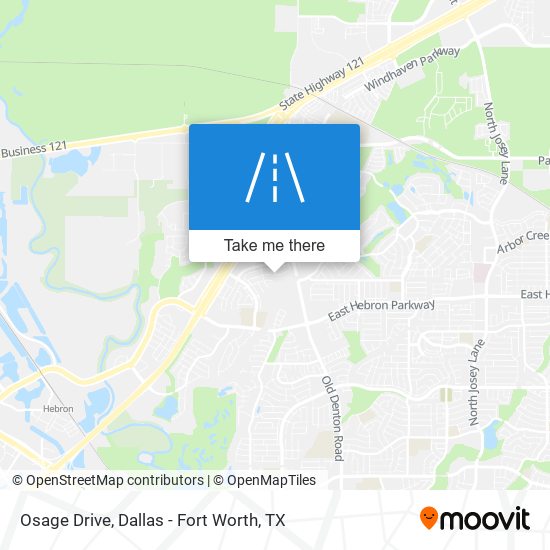 Osage Drive map